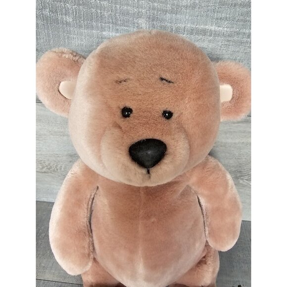 Vintage Rare Hard to Find 1994 Gold Label 24K Polar Puff 17" Pink Teddy Bear - Picture 6 of 12